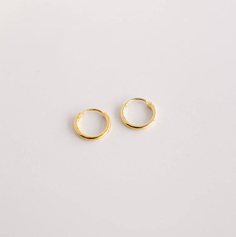Gold Mini Loop Earrings