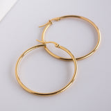 Gold loop Earrings
